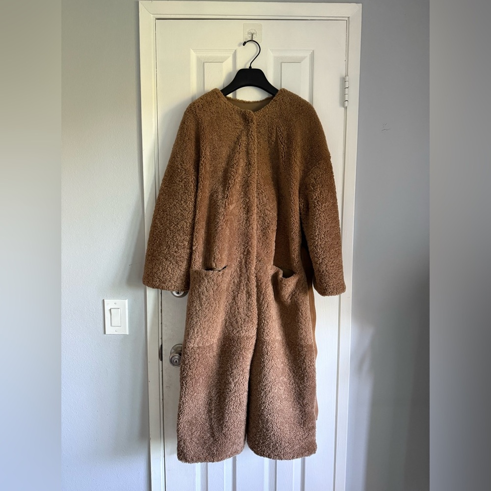 Jenni Kayne Yves Shearling Coat - Picture 3 of 6